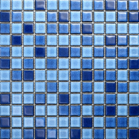 Azulejo de mosaico de porcelana para piscina｜Musivo｜Y23B05