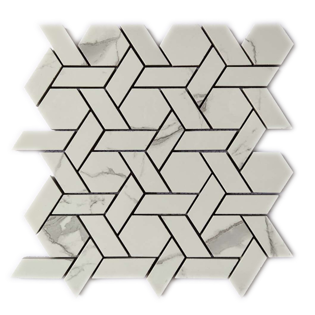 Mosaico de porcelana para el piso de la ducha