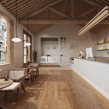 Malditos de piso de aspecto de madera duradera -xm301823