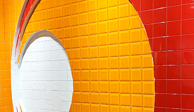 Mosaico de metro 
