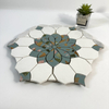 Mosaicos de pisos de terrazo clásicos