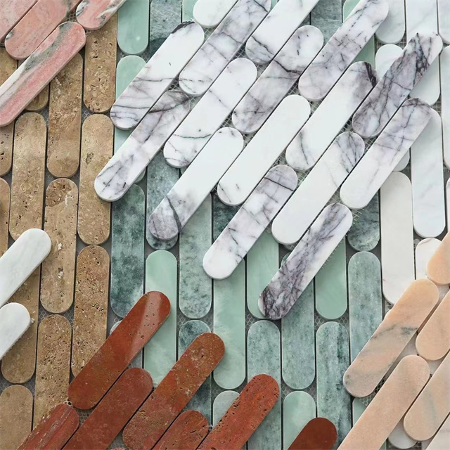 Mosaico de piedra cápsula