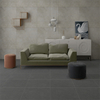 Baño con azulejos beige - Kingston