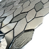 Mosaico de vidrio plateado electroplacado -dgs24 barhoo