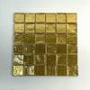 Mosaico de vidrio electroplacado de lámina de oro