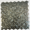 Elegante mosaico de aluminio cepillado con cepillado-sab35