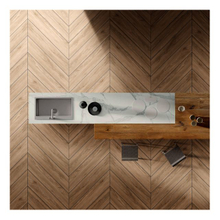 Azulejo de porcelana con apariencia de madera-GN12109