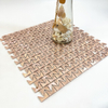 Mosaico de aluminio de oro rosa para proyectos de bricolaje-sak08