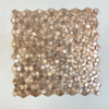 Mosaico de aluminio sólido de oro rosa para el hogar-sak06