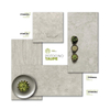 Travertino al aire libre Beak Tile para patio y piscina Potocino Potocino Taupe