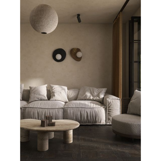 Azulejo de porcelana con apariencia de madera-YF63