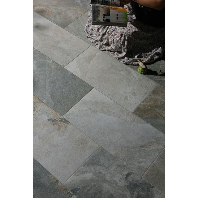 Azulejos Línea De Flotación Para Piscinas-Madreperla Blanco Pizarra