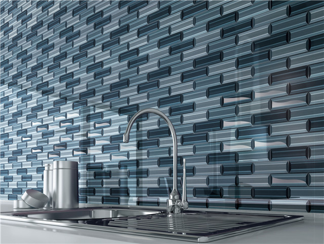 Azulejos de mosaico de vidrio 3D ｜Musivo｜Forli