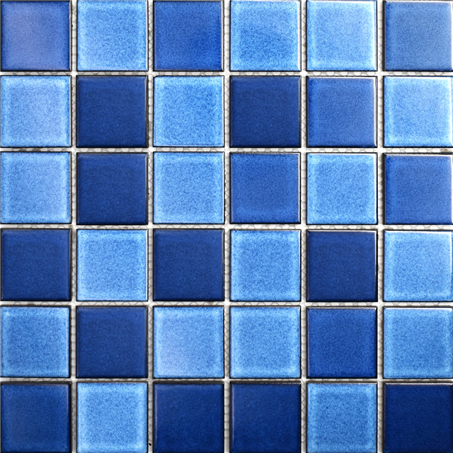 Azulejos de mosaico de vidrio para piscina｜Musivo｜Y48B05