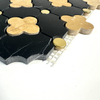 Mosaico de mármol negro