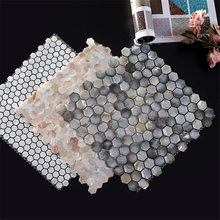 Mosaico de concha hexagonal-SM04