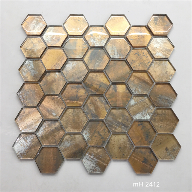 Azulejo de mosaico hexagonal-hexagonal