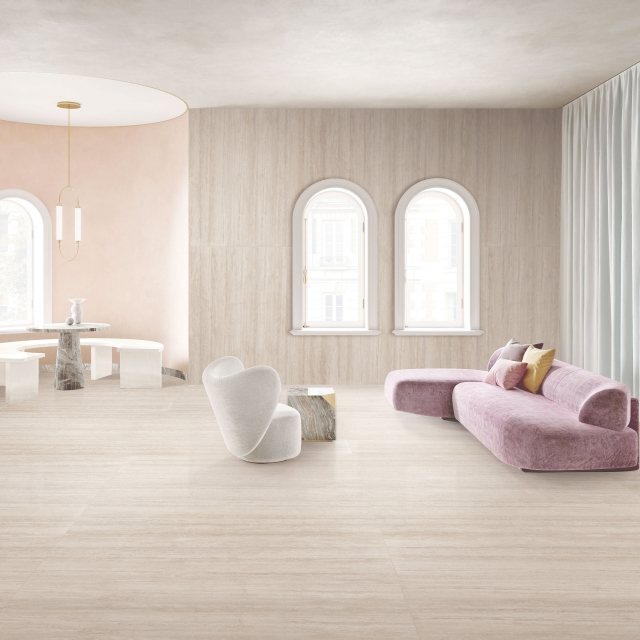 Piso de baldosas de travertino - FST612036P