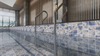 Diseños de mosaicos para piscinas - Amazon Blue