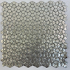 Elegante mosaico de aluminio cepillado con cepillado-sab35