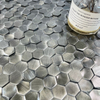 Mosaico de aluminio sólido negro industrial-mosaico-sab34