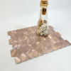 Mosaico de aluminio de oro rosa brillante10