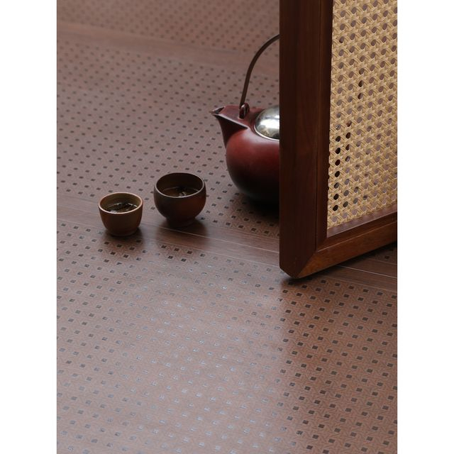 Azulejo con apariencia de madera Bullnose-MG56