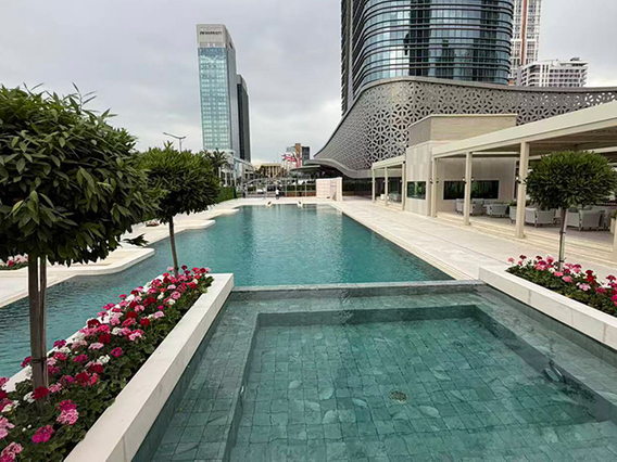 Proyecto de piscina del hotel Hilton, Uzbekistán