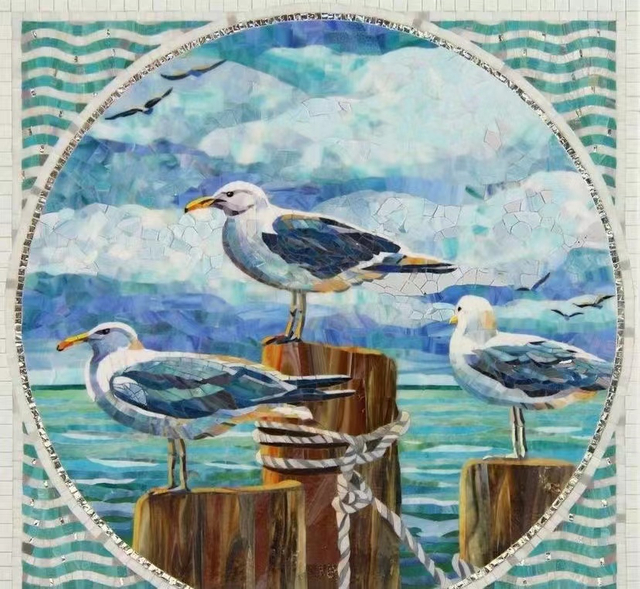Artista mosaico famosa