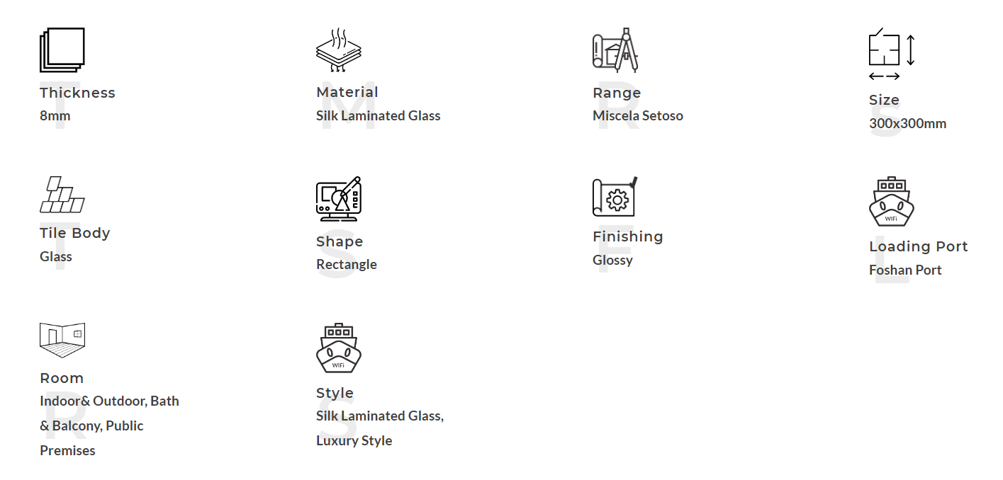 Mosaico lineal mosaico-silkbrickc