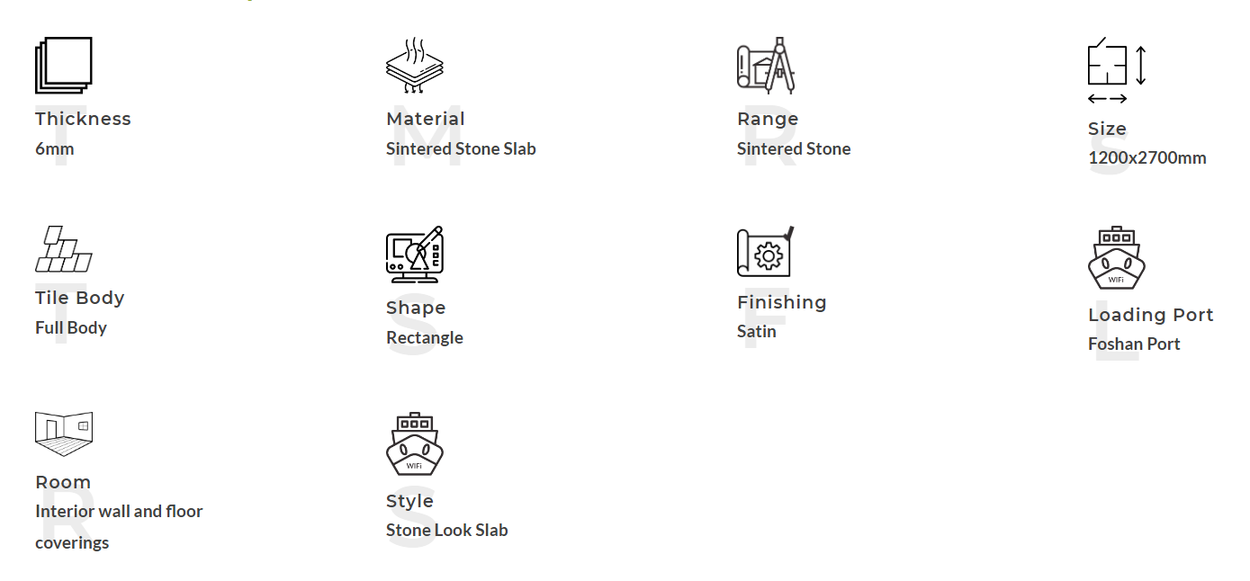 Piedra Sinterizada 1200 2700