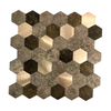 Mosaicos hexágono de aluminio