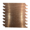 Mosaico de aluminio Rosegold