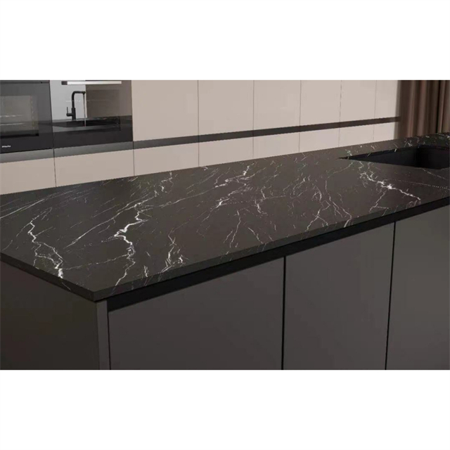 Encimera de piedra sinterizada Nero Marquina