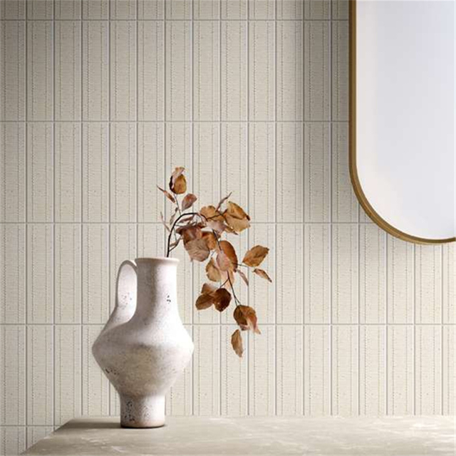Azulejos de pared de características contemporáneas - Algodón
