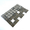 Mosaico de vidrio electrocholado de plata -dgs21 barhoo