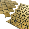 Mosaico de vidrio triángulo electroplacado -DGG09 Luxe