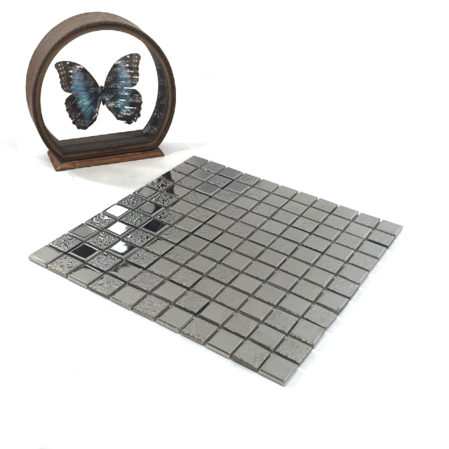 Mosaico cerámico de cerámica de plata premium -dps20 lindo