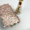 Mosaico de aluminio sólido de oro rosa para el hogar-sak06