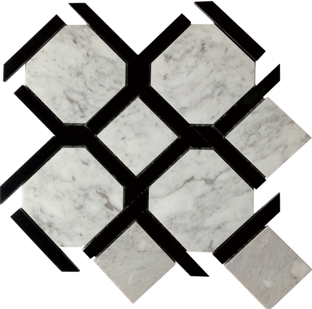 Azulejos de mosaico de piedra natural｜Musivo｜Thedanube