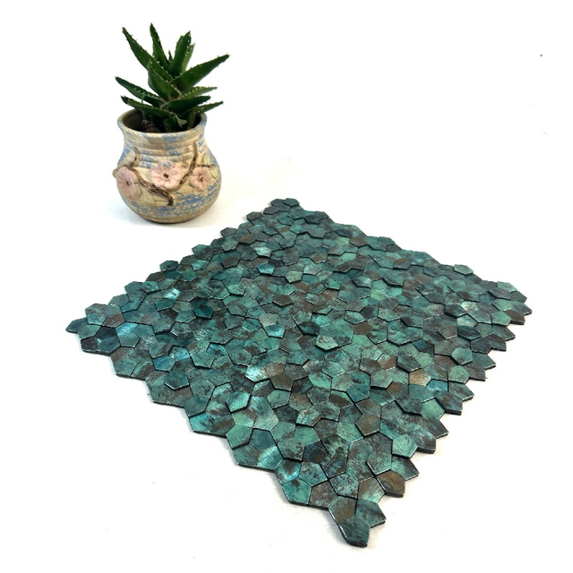 Mosaico de aluminio de forma mixta