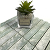 Azulejos de placa para salpicaduras de mármol verde