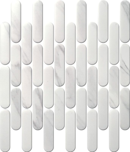 Azulejos Mosaico Cerámico Cararra Blanco -MXNKW1003