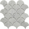 Azulejo de mosaico de mármol-Carrara