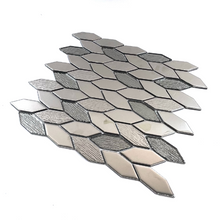 Mosaico de vidrio plateado electroplacado -dgs24 barhoo