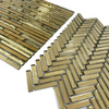 Mosaico de vidrio de metal electroplacado -DGG04 Luxe 