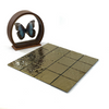 Mosaico de vidrio cuadrado electrochado -dgg16 luxe 