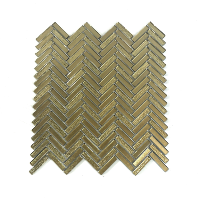 Mosaico de vidrio de metal electroplacado -DGG04 Luxe 
