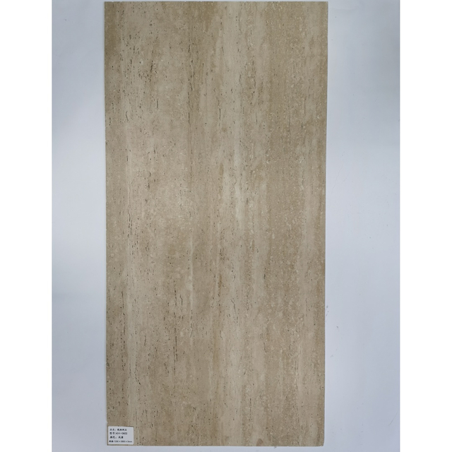 Panel de pared de travertino de corte de vena piedra flexible