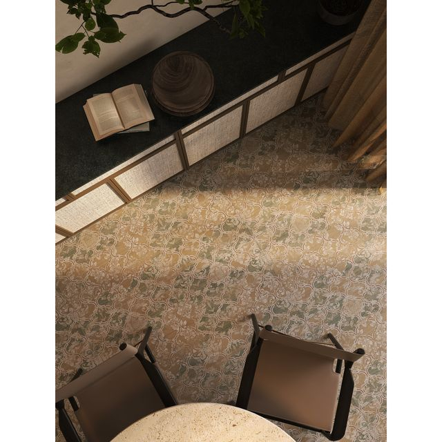 Baldosa de baño estampada-FM68